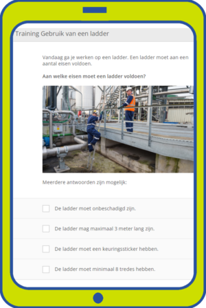 werkenophoogteladder